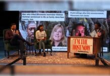 Hasan Piker appears with Rep. Ilhan Omar and state Sen. Omar Fateh at an event Monday night in Minneapolis.