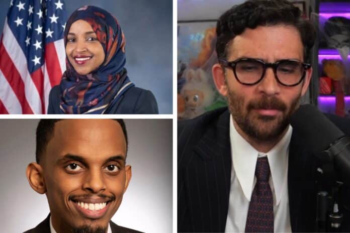 Ilhan Omar, Omar Fateh, and Hasan Piker