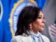 U.S. Attorney Jeanine Pirro at the Department of Justice in Washington on April 27, 2026.