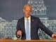 Republican attorney general candidate Ron Schutz speaks at a press conference at the Minnesota Capitol.