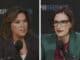 Michele Tafoya and Peggy Flanagan